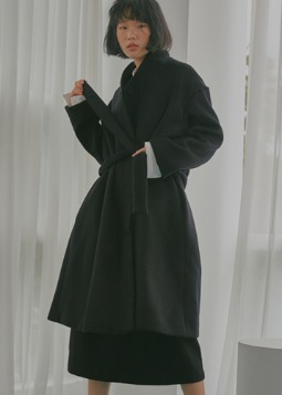 robe coat black